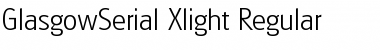 Download GlasgowSerial-Xlight Font