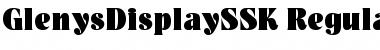 Download GlenysDisplaySSK Font