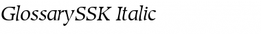 GlossarySSK Italic