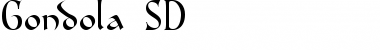 Gondola SD Regular Font