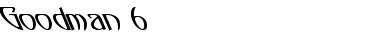 Goodman 6 Regular Font Goodman 6 Regular Font