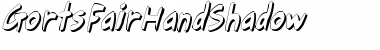 Gort's/Fair/Hand/Shadow shadow normal Font