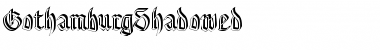 GothamburgShadowed Font