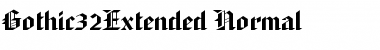 Gothic32Extended Font