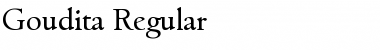 Goudita-Regular Regular Font