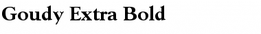 Goudy ExtraBold Regular Font