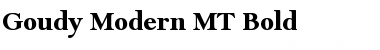 Goudy Modern MT Bold Font