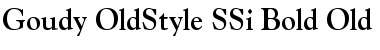 Goudy OldStyle SSi Font