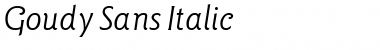 Goudy Sans Italic