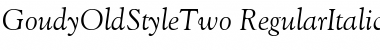 GoudyOldStyleTwo Font