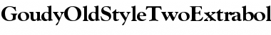 Download GoudyOldStyleTwoExtrabold Font