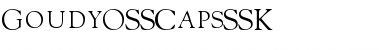 GoudyOSSCapsSSK Regular Font