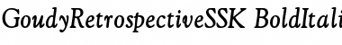 Download GoudyRetrospectiveSSK Font