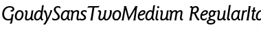 GoudySansTwoMedium Font GoudySansTwoMedium Font