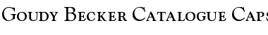 Download Goudy Becker Catalogue Caps Font Download Goudy Becker Catalogue Caps Font