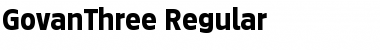 GovanThree-Regular Regular Font