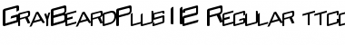 GrayBeardPlus112 Regular Font