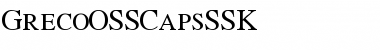 Download GrecoOSSCapsSSK Font