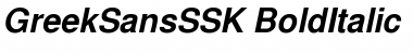 Download GreekSansSSK Font