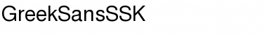 Download GreekSansSSK Font