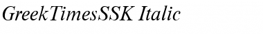 Download GreekTimesSSK Font