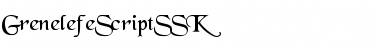 GrenelefeScriptSSK Regular Font
