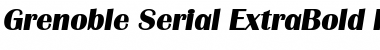 Grenoble-Serial-ExtraBold Font