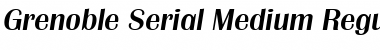 Download Grenoble-Serial-Medium Font