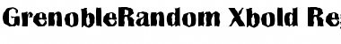 GrenobleRandom-Xbold Font