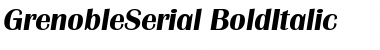 Download GrenobleSerial Font