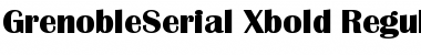 Download GrenobleSerial-Xbold Font