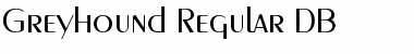 Greyhound DB Regular Font