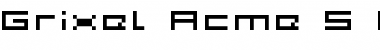 Grixel Acme 5 Wide Xtnd Regular Font