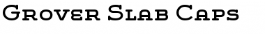 Download Grover Slab Caps Font