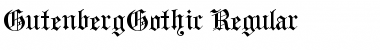 GutenbergGothic Regular Font