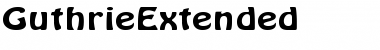 GuthrieExtended Regular GuthrieExtended Regular