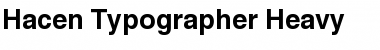 Hacen Typographer Heavy Regular Font