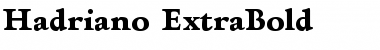 Hadriano-ExtraBold Extra Bold Font