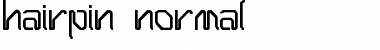 Hairpin-Normal Font