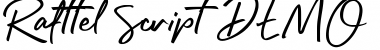 Rafttel Script DEMO Regular Font