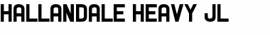 Hallandale Heavy JL Font