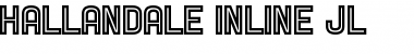Hallandale Inline JL Font
