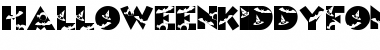 HalloweenKiddyFont Regular Font