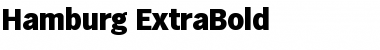 Hamburg-ExtraBold Regular Font