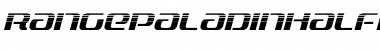 Range Paladin Halftone Italic Font