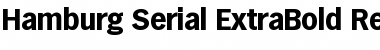 Hamburg-Serial-ExtraBold Regular Font