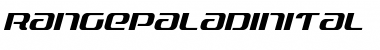 Download Range Paladin Italic Font