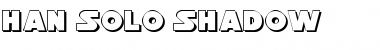 Han Solo Shadow Font