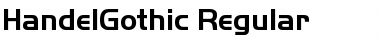 HandelGothic Regular Font