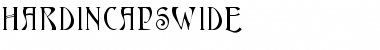 Download HardinCapsWide Font